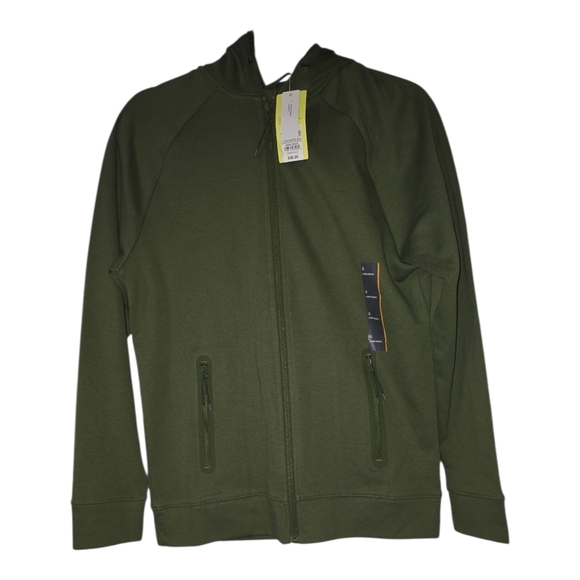 NWT All in Motion Men's Green Zip Up Sweater - Picture 1 of 1